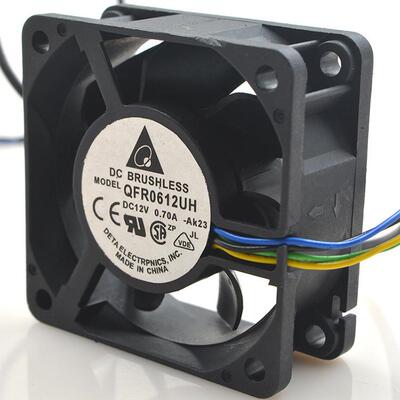 台达 QFR0612UH 6025 12V 0.70A 6CM PWM 温控大风量 暴力 风扇