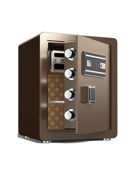 safeox保险柜全钢办公家b盗英文用指纹VKL保险箱小型单防保管箱
