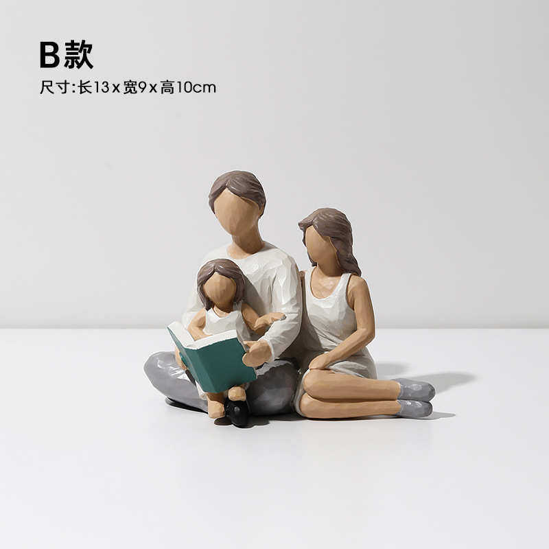 客厅酒柜温馨办公室摆件装饰品树脂家居感高级桌面电视柜亲子,特色手工艺,其他特色工艺品,淘宝优惠券,粉丝福利购,淘宝优惠卷