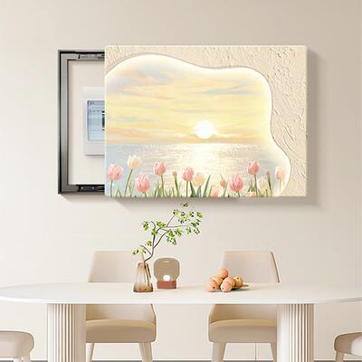 饰电表箱遮挂挡画弱电箱装画箱定制电闸箱装饰JK10061电盖板遮挡