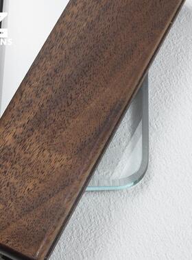 胡桃木玻璃刮板8mm钢化玻手胡桃木玻工DI皮Y革手璃工具工刮胶板