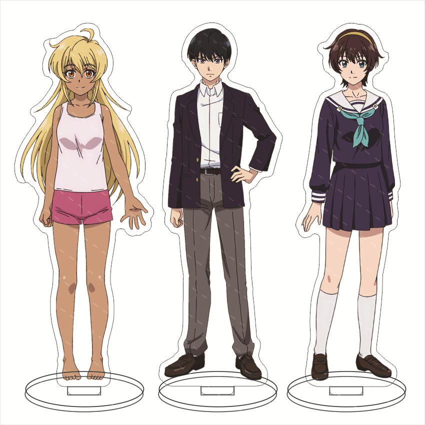 麻雀死斗默死谭～冻牌～亚克力大立牌 堂嶋 K 阿米娜 亚克力摆件