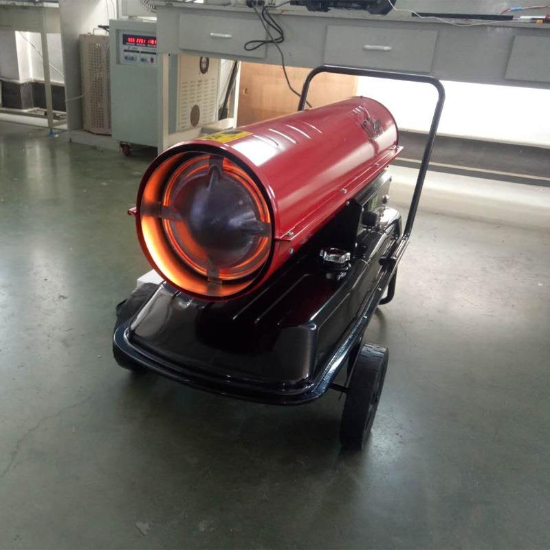 供应30KW柴油0暖风机大功5KW工436业燃油暖风率机室内取暖热风炉