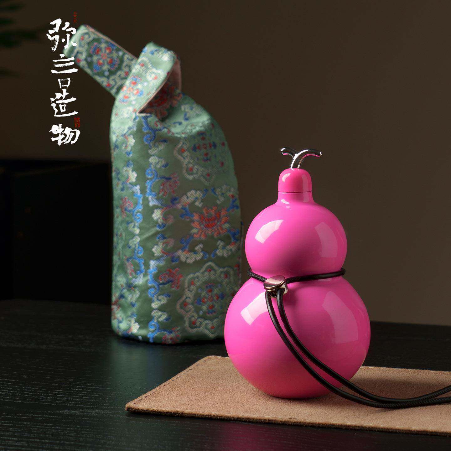 弥言 316不锈钢焖茶壶家用热水壶创意葫芦保温壶便携式户外保温杯