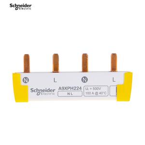 施耐德断路器2P过欠压专用汇流排2P总空气开关跳线端子A9 iC65 R9