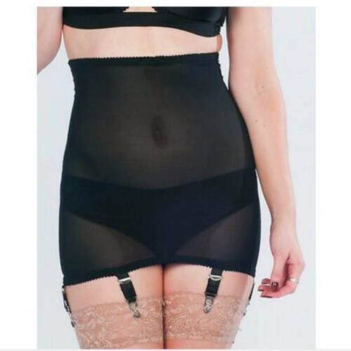 Underwear transparent mesh garter belt skirt buckle