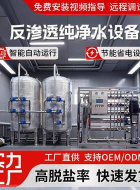 定制不锈钢工业反渗透设备纯净水大型去离子纯水设备水处理工厂家