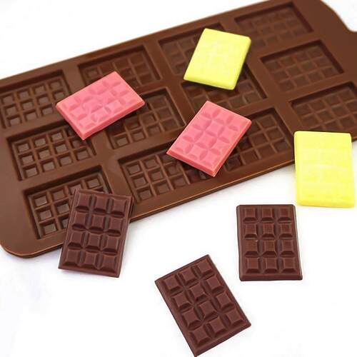 Silicone Mold 12 Even Chocolate Mold Fondant Molds DIY Candy
