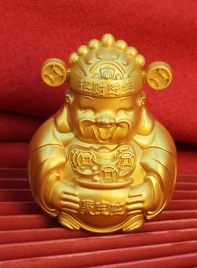财神爷工艺品装饰品黄铜装饰摆件