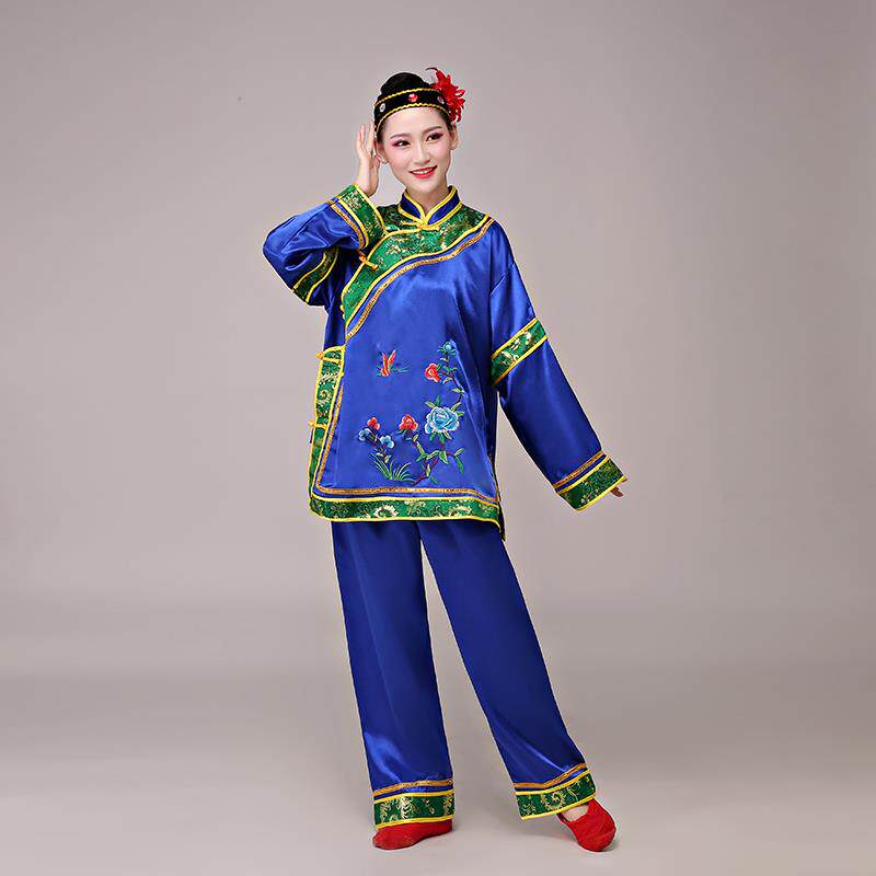 高档媒婆服装老太秧歌地主太婆戏剧老演出服年广场舞蹈服老婆服婆
