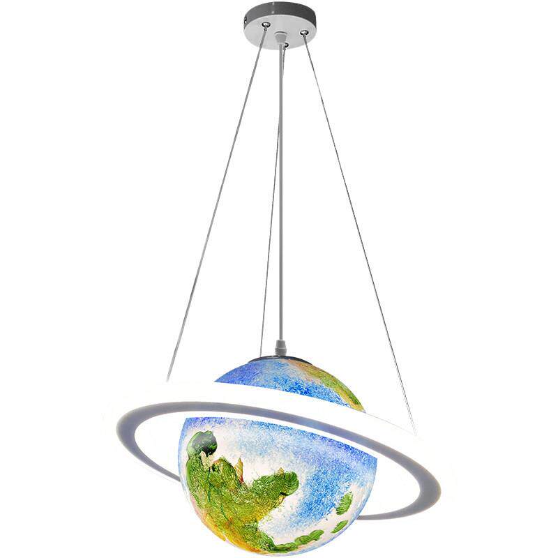 八大行星球吊灯商场店铺儿童服装店学校培训科教室地球太阳土星灯