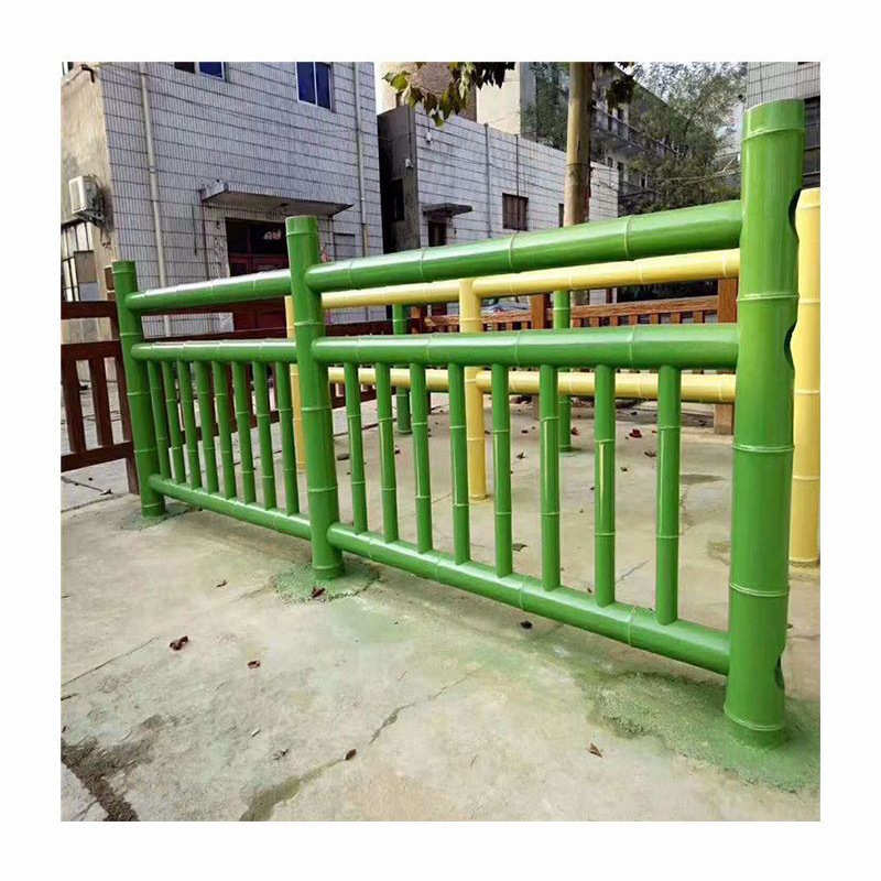 水泥仿竹栏杆混凝土板仿木河道景观厂家供应批发成品防水桥栏