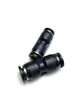 气动黑色气管接头PU直通快插塑料PE三通PG变径快速接头PY/PEG/PW