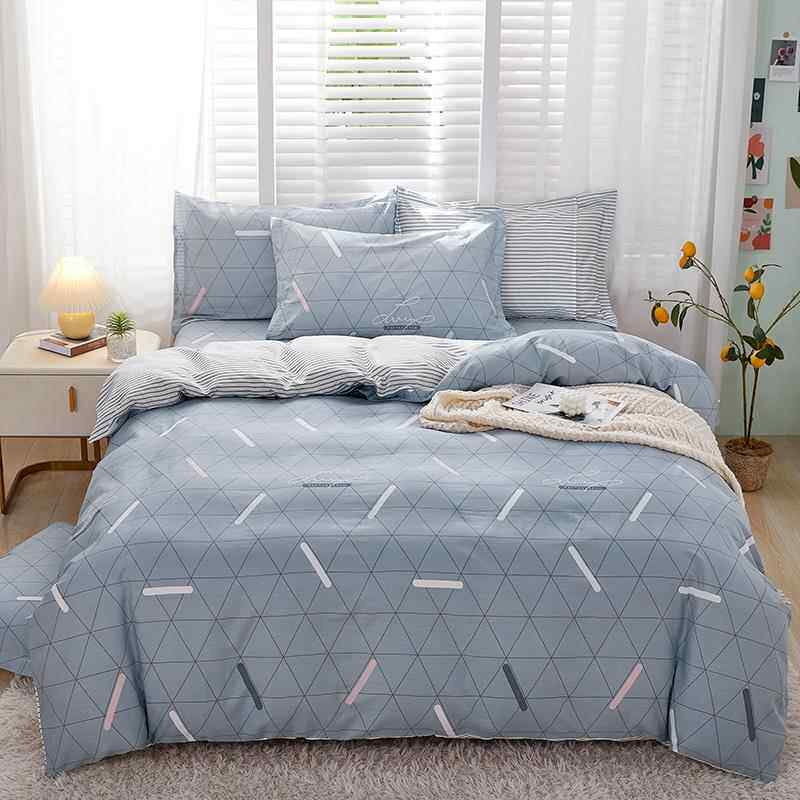 高档100%纯0棉四件套被全棉床单套18x2000x230被罩床上用品220x24