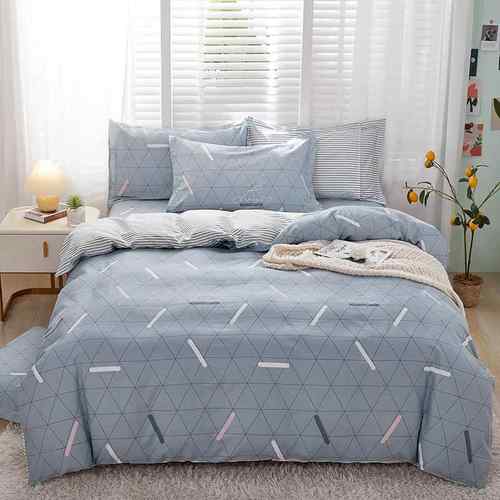 高档100%纯0棉四件套被全棉床单套18x2000x230被罩床上用品220x24