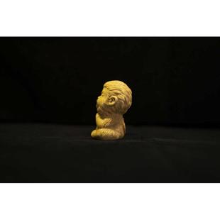 灵猴生肖猴子小叶黄杨木雕木雕摆件文玩木雕动物摆件手把件