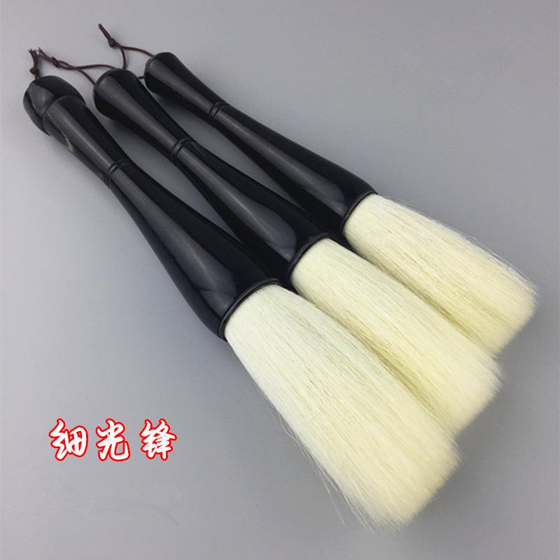 羊毫斗笔 兼毫狼毫榜书笔对联笔大抓笔提斗大字笔大号京楂笔毛笔