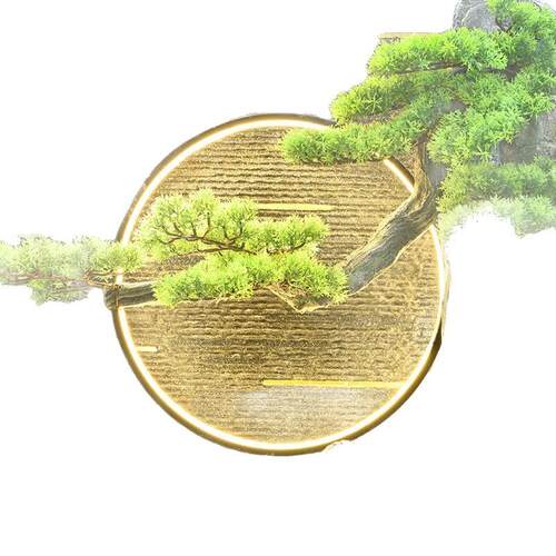 水幕墙假山招财摆件客厅风水轮循环流水鱼池公司酒店屏风装饰景观