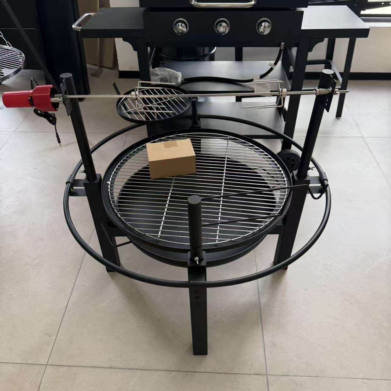 新款烧烤炉户外BBQ家用烧烤架火盘简易安装野外野炊野营炉具