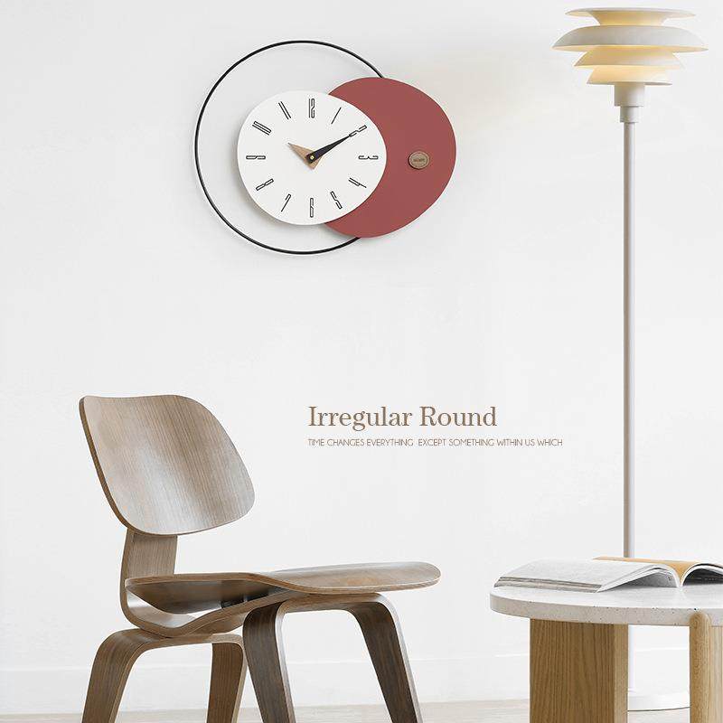 wozoom屋准网红北欧轻奢2025新款挂钟客厅时钟表创意现代简约