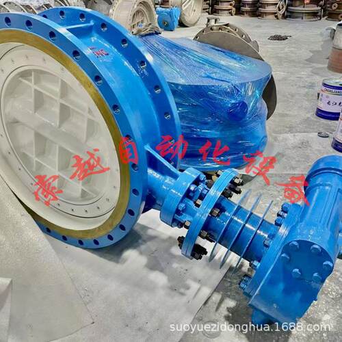 不锈钢法兰式电动通风蝶阀D941W-6P-DN400电动高温排烟排风阀