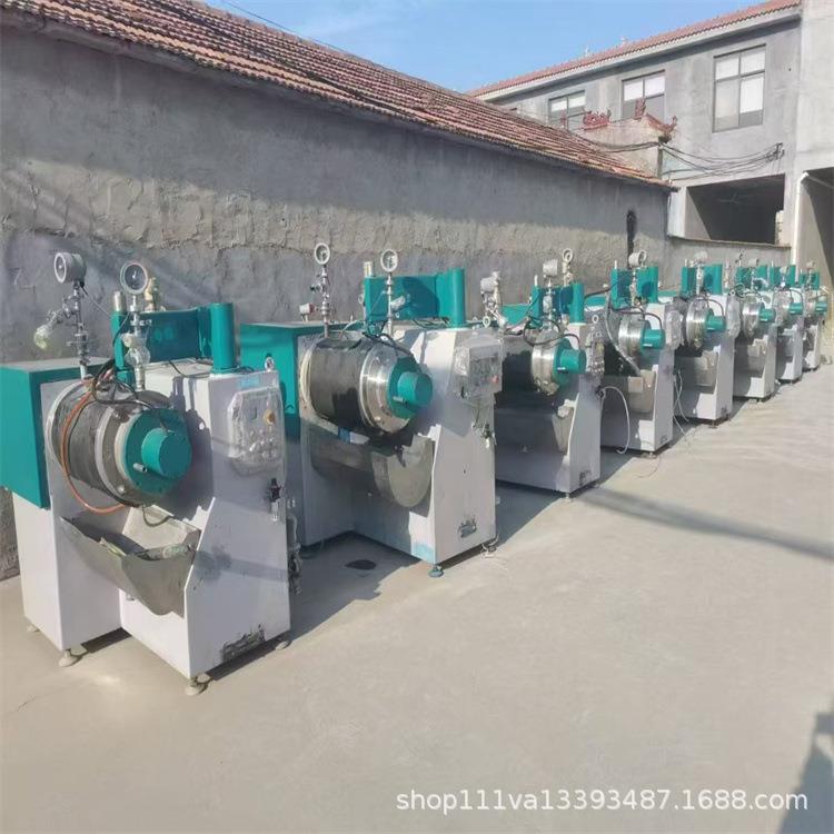 销售二手10-100L卧式棒销砂磨机 油漆涂料细度研磨机 立式砂磨机