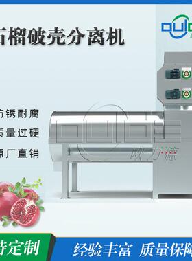 厂家直销不锈钢工业壳肉分离效率简操作石榴破壳分离机