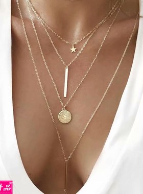European American new necklaces female choker 欧美个性项链女