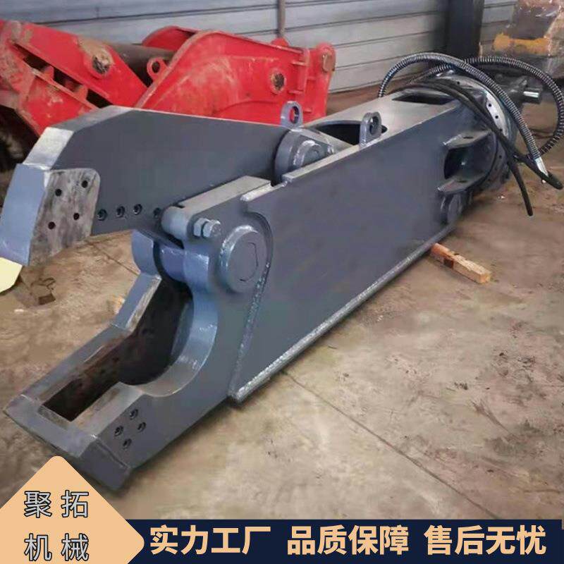 鹅卵石矿山石块破碎钳安装方便鹰嘴设备 旋转挖机破碎鹰嘴钳