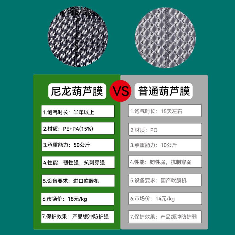 QRP高压龙大2包丝葫芦膜电商运输打缓冲包装材料泡泡尼膜气垫膜泡