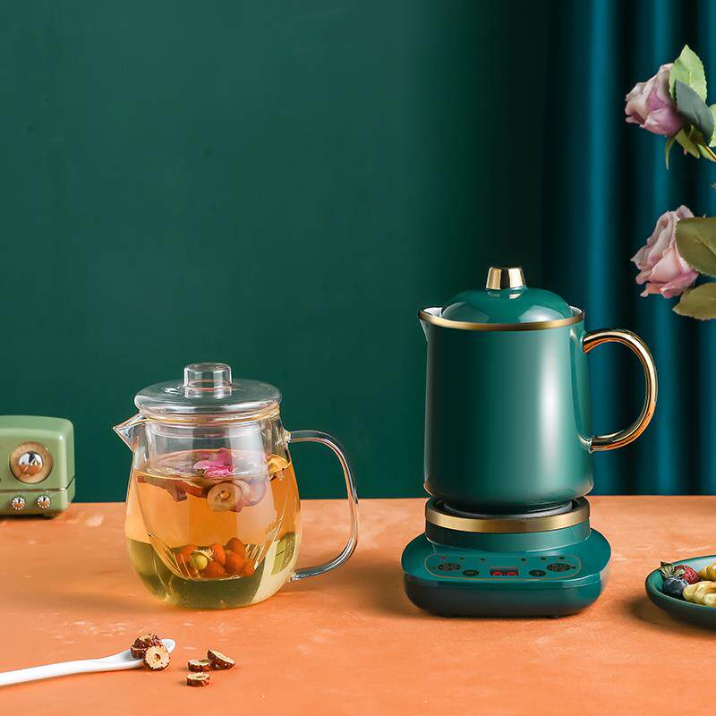煮茶器多功能办公室小型快煮壶全玻璃花茶养生壶mini小泡茶炉煮茶
