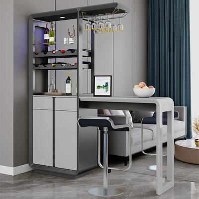 小吧台桌家AHQ#1酒柜现简约隔代断柜酒用吧柜子客厅厅餐柜一体桌