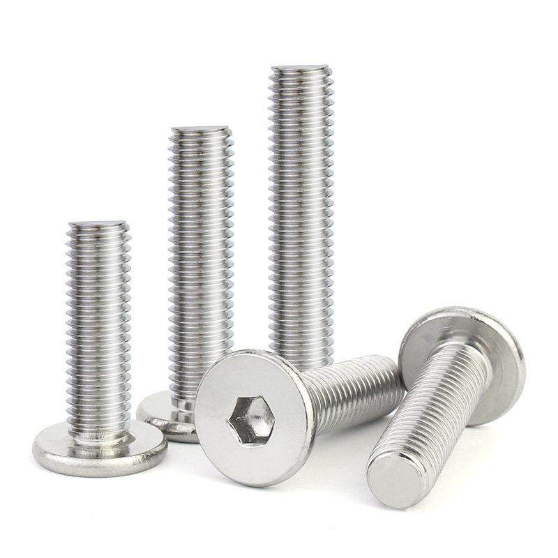 304不锈钢CM大平头超薄头扁平头内六角螺丝钉螺栓M2-M12,五金/工具,螺栓,淘宝优惠券,粉丝福利购,淘宝优惠卷