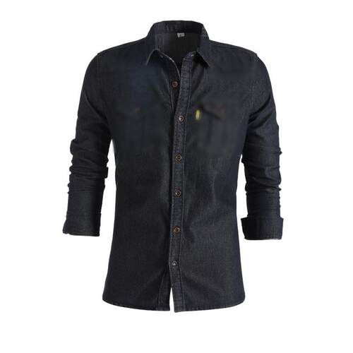 Cowboy ironless shirt men's style long sleeved