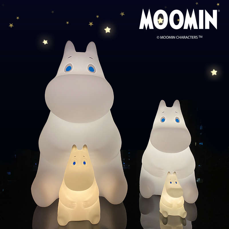 Moomin芬兰姆明夜灯大号卧室氛围灯床头喂奶节能落地创意艺术灯