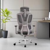 人体工学护腰舒适办公家用电脑椅会议椅升降转动后仰高靠背椅