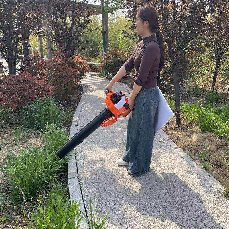 景区园林树叶吹吸机多功能小型手提吹吸叶机大功率吹吸两用吹风机