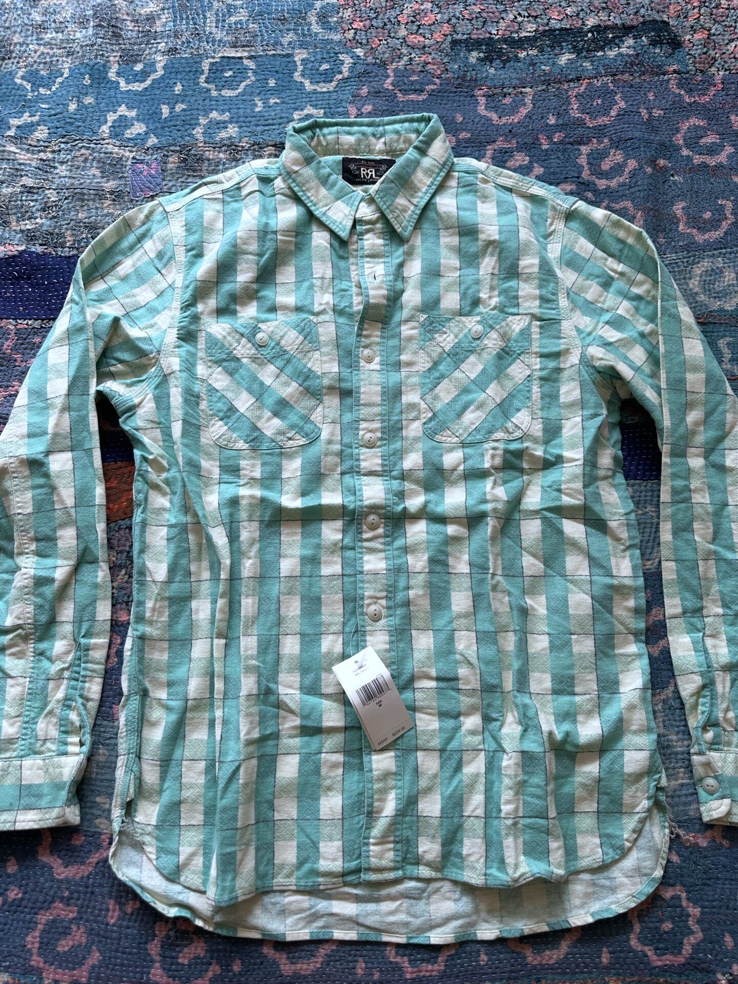 Ralph Lauren Green Plaid Workwear Shirt
