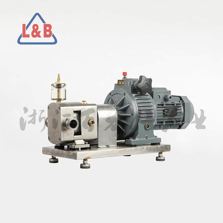百力仕不锈钢转子泵 卫生凸轮管道泵 高粘度糖浆转子泵厂家