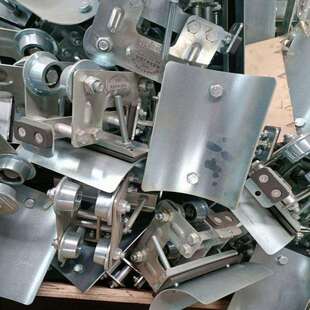 起重机角铁滑车C型钢滑车滑线小车行车用不锈钢滑车10#工字钢电缆