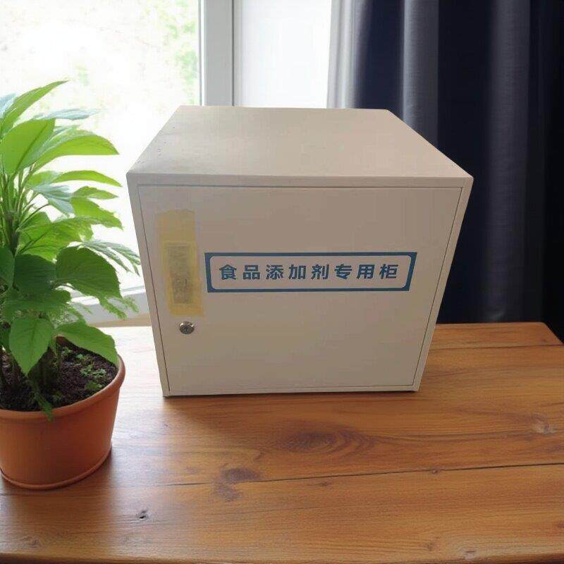 食品添加剂专用柜办公铁皮文件柜厨房不锈钢收纳柜挂墙带锁工具箱