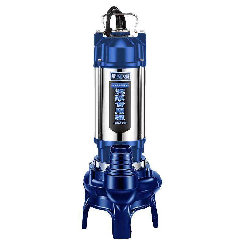 泥浆泵家用220v养殖场鱼塘清淤泥污水泵抽泥浆泵化粪池抽粪污水泵