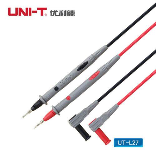 优利德 UTL27万用表表笔线 特尖表笔 笔尖带螺纹M4(原UTL23）