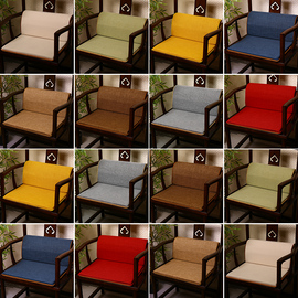 红木沙发坐垫椅垫中式茶椅实木家具圈椅太师椅官帽椅子垫餐椅垫子