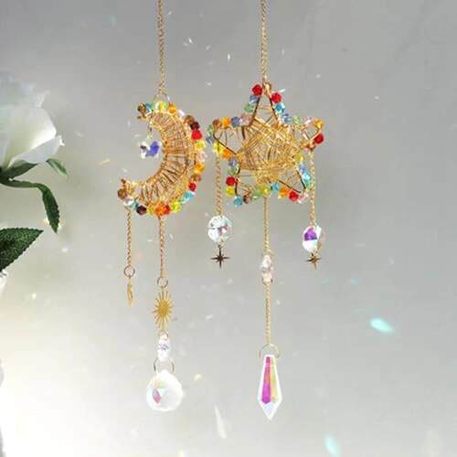 Crystal Suncatchers, Handmade Sun Catchers Indoor Window,