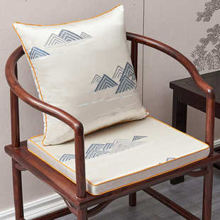 50x40加厚餐椅新椅子风坐垫坐垫 防滑椅拆洗茶实木奢轻新品可中式
