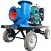 涝防排泵汛泵车大柴油机水泵浇地喷灌型柴油8寸抽RSL水泵