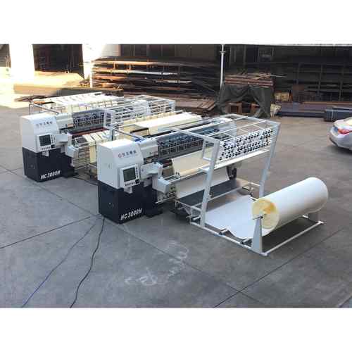 多图案、带裁剪的一款床垫边条多针电脑绗缝机