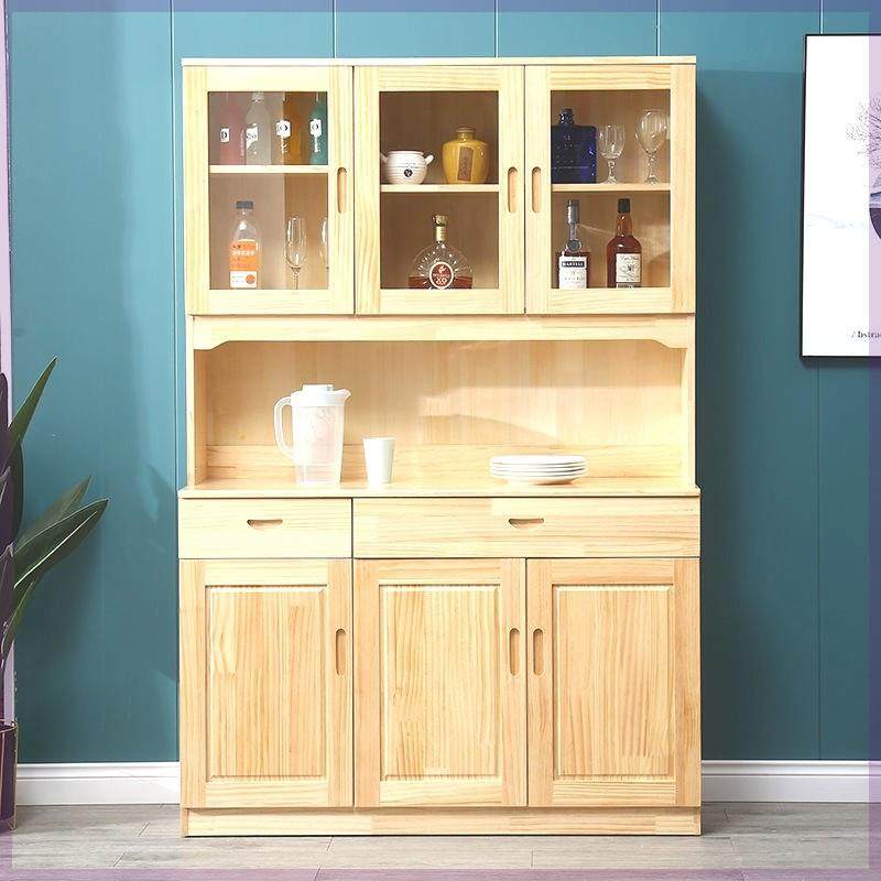 全实木餐边柜餐边柜实木茶水柜松木餐厅家具碗柜酒柜储物柜厨房厅,住宅家具,餐边柜,淘宝优惠券,粉丝福利购,淘宝优惠卷