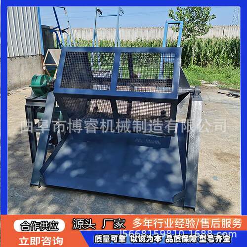 油锈电动抛光机 200升零件翻新抛光机 六角滚筒式除锈机